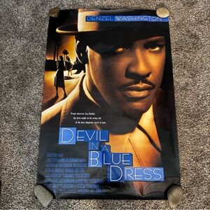 Devil In A Blue Dress Original 27 X 40 Theatrical Movie Poster